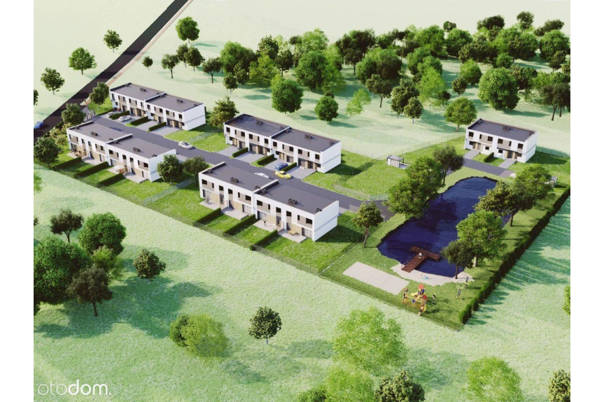 grodziski, Grodzisk Mazowiecki, Nowy bliźniak w Grodzisku z dużą działkę ok.400m2